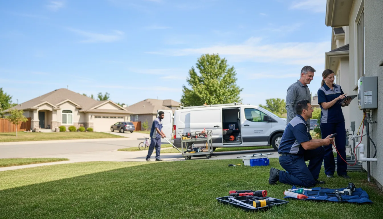 Tankless water heater service in Tennga, GA